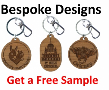 5001B: Bespoke Design Keyrings - Contact Us for details